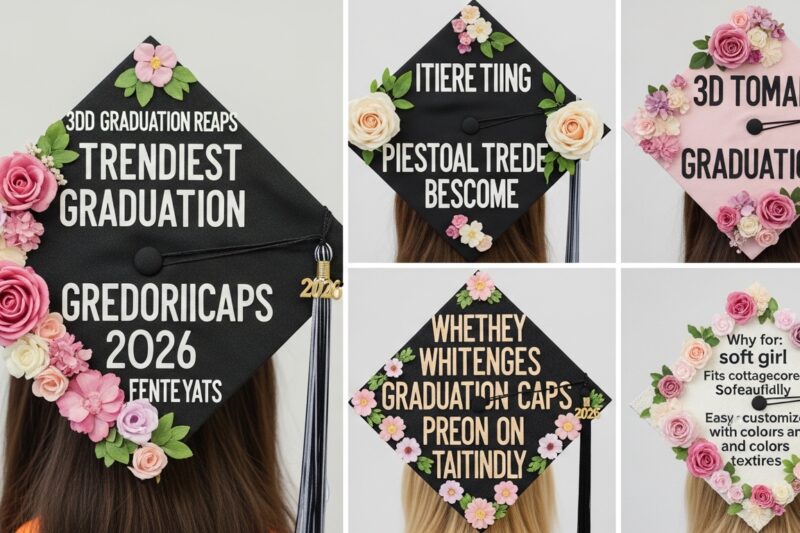 The Trendiest Graduation Cap Ideas for 2026: Creative, Aesthetic & Totally Pinterest-Worthy