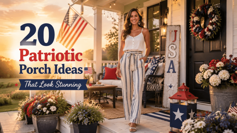 20 Patriotic Porch Ideas That Will Make Your Neighbors Jealous
